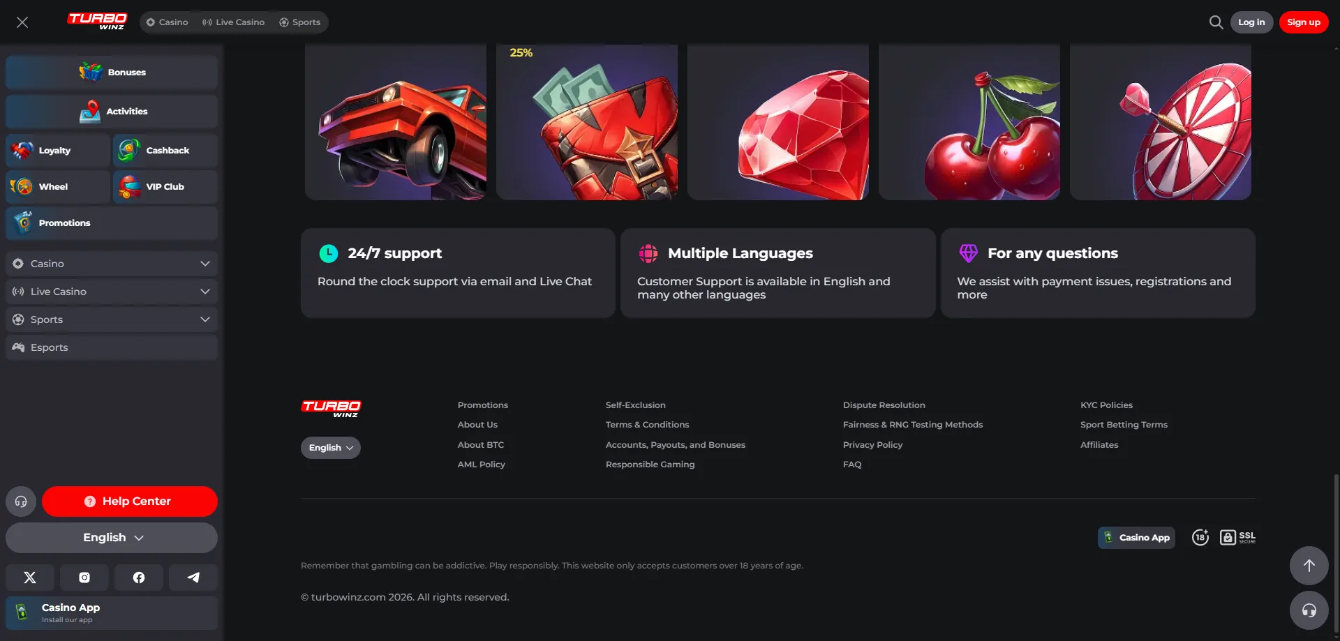 Metodi di pagamento Turbowinz Casino — depositi e prelievi veloci